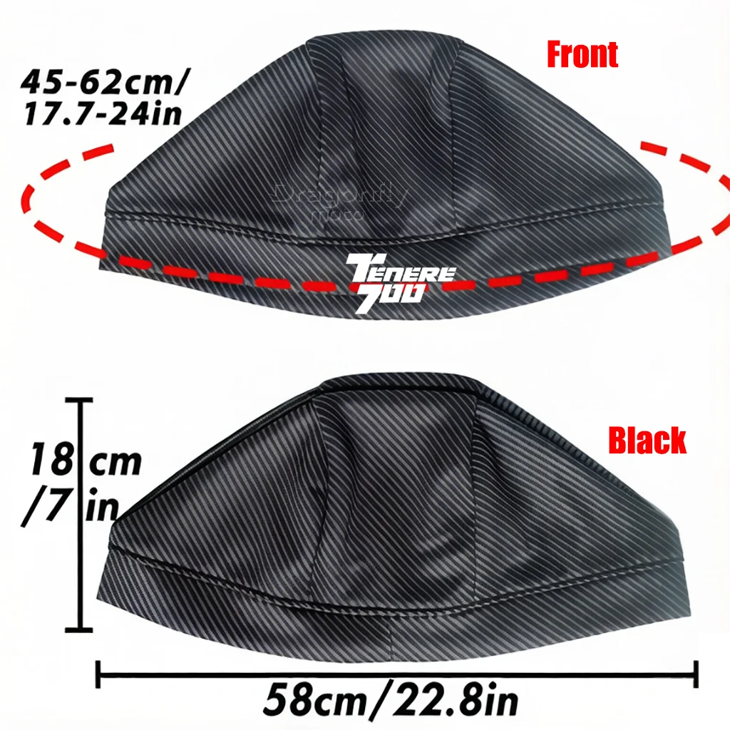 Head Cover Original Design For YAMAHA TENERE 700 Tenere700 XTZ 700 T700 2020 2021 Motorcycle Helmet Inner Cap Sweat-absorbing view 2
