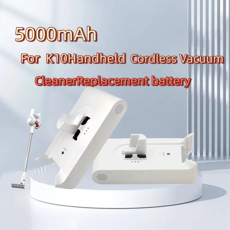 

For Battery Pack 25.2V 5000mAh for K10 Handheld Cordless Vacuum, 18650 Li-ion Replacement Batteries, Ideal Power Accessory for
