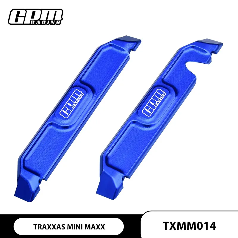 GPM 7075 Alloy Chassis Nerf Bars Chassis Left and Right Outer Wing Guards For TRAXXAS Mini Maxx Monster Truck 10723