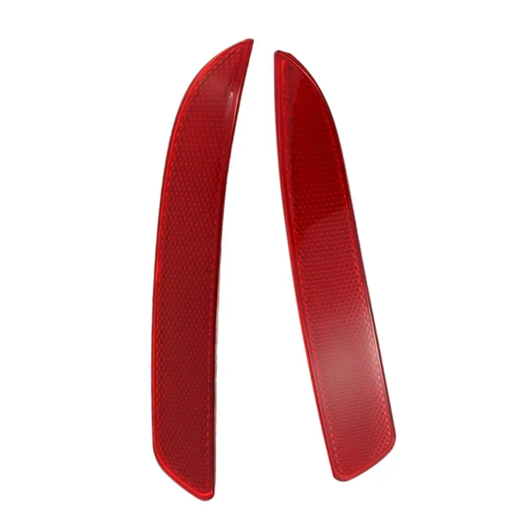 Car Rear Bumper Reflector Fits for X5 E70 2007 2008 2009 2010 2011 2012 2013 Tail Lamp Brake Stop Light Strip Cover Red