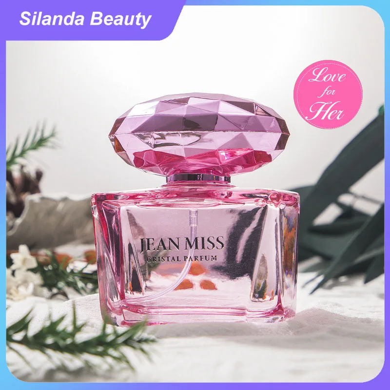 

Нежный кристалл, 50 мл, Eau De Parfum Femme, спрей, свежий аромат, восточные цветочные заметки, долговечные женские духи Woody Fruity