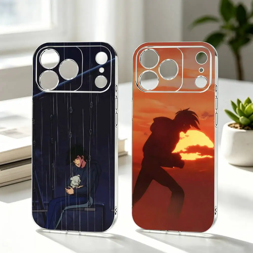 

Anime Joe Y-Yabuki A-Ashitas No J-Joe Phone Case Transparent Silicone Soft For iPhone 17 16 15 14 13 12 11 Mini Pro Max Plus