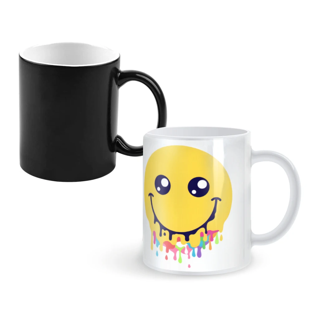 

Melt DownCoffee Mugs And Mug Creative Color Change Tea Cup Ceramic Milk Cups Novelty Gifts