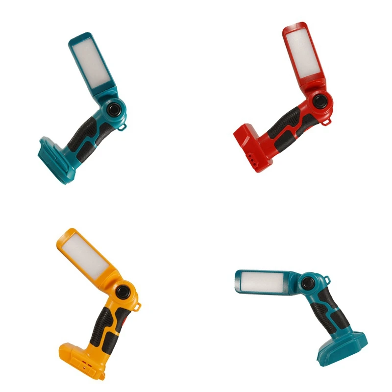 

12 Вт 14,4 В-18 В портативный светодиодный сигнальный светильник рабочий свет наружное освещение электроинструменты 18 В литиевая батарея