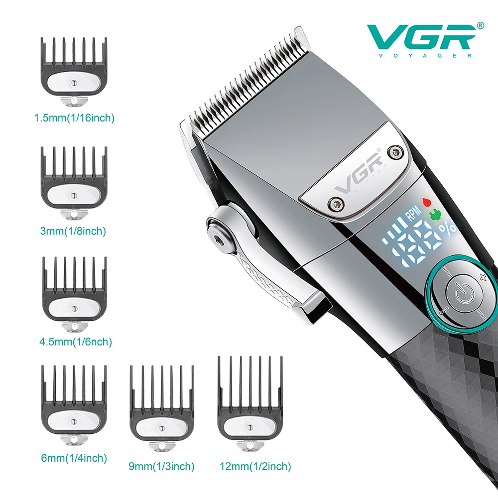 Professional Hair Clipper Men\'s Barber Beard Trimmer Rechargeable Hair Cutting Machine Hair Trimmer For Men Shaver Haircuter