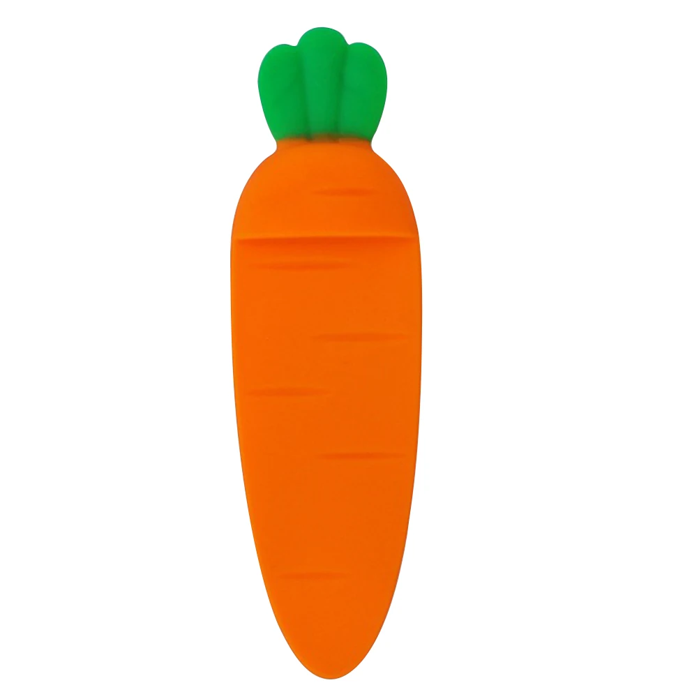 

Silicone Carrot Bookmark Cute Student Stationery ange Bookmarks for Kids Mini Gifts Reading Accessories Writing Tools