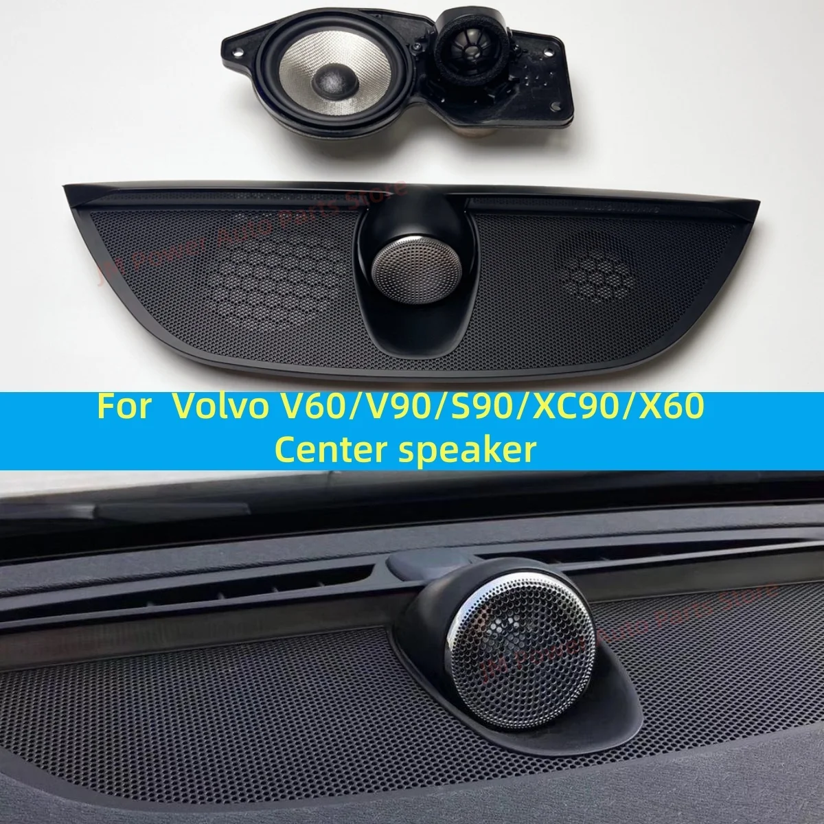 Fit for Volvo XC90 V90 S90 V60 S60 Dashboard Center Mid Speaker Tweeter Audio Interior Upgrade Modification Accessory Auto Parts