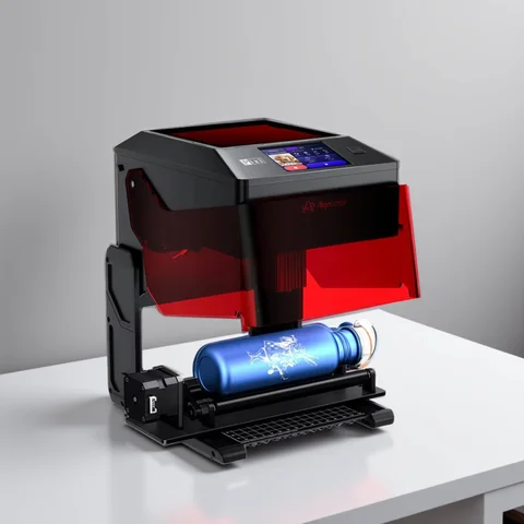 AlgoLaser Pixi Portable Laser Engraver with Rotary Roller Smart Mini Laser Engraving Machine Tools Class 1 Laser Fully Enclosed