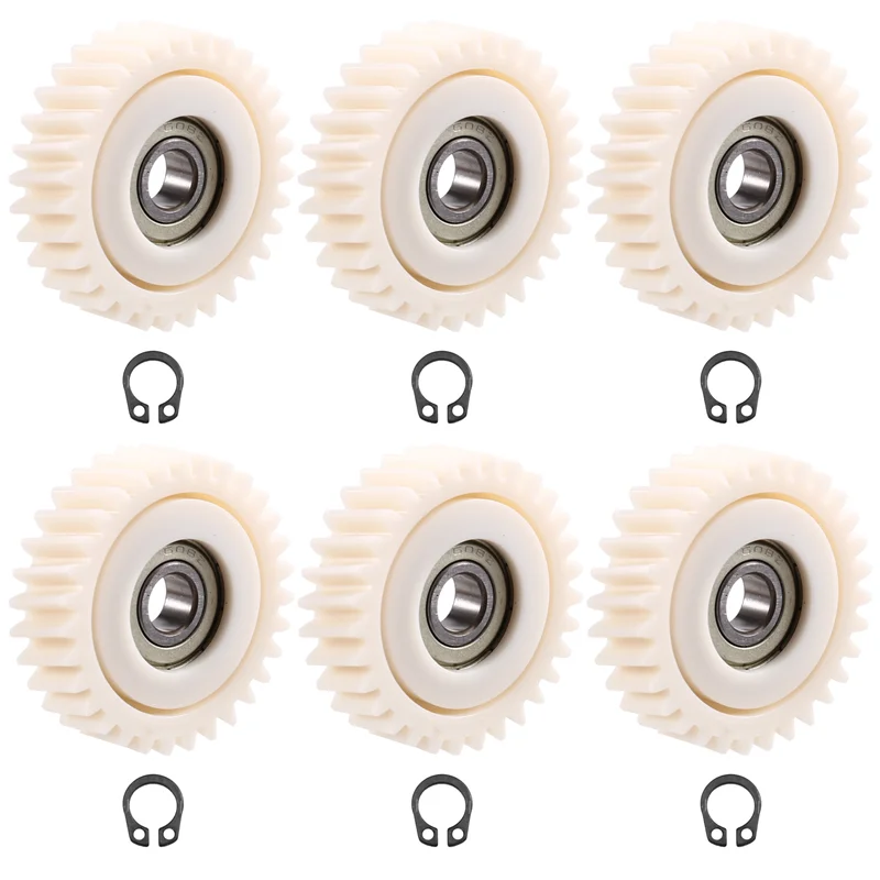 

A99I-6PCS E-Bike Motor Gear Clutch Kit 31T For-Helical Gear Hub Motor Planetary Gear 608 Bearing Cycling Accessory