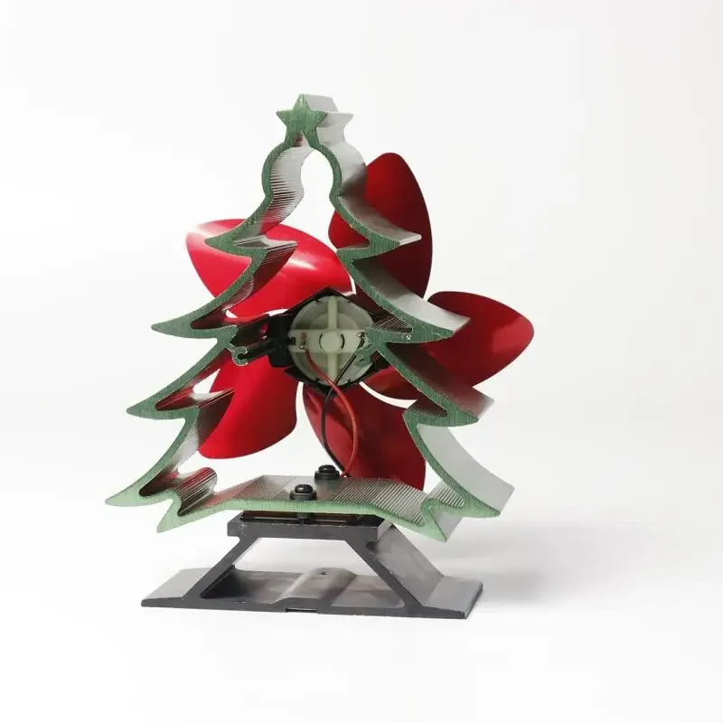 5 lame di Calore Stufa Alimentata Fan Villa Casa Camino Ventilatore Albero Di Natale Ad Alta Temperatura Efficiente Risparmio Energetico Intelligente del Ventilatore di Calore