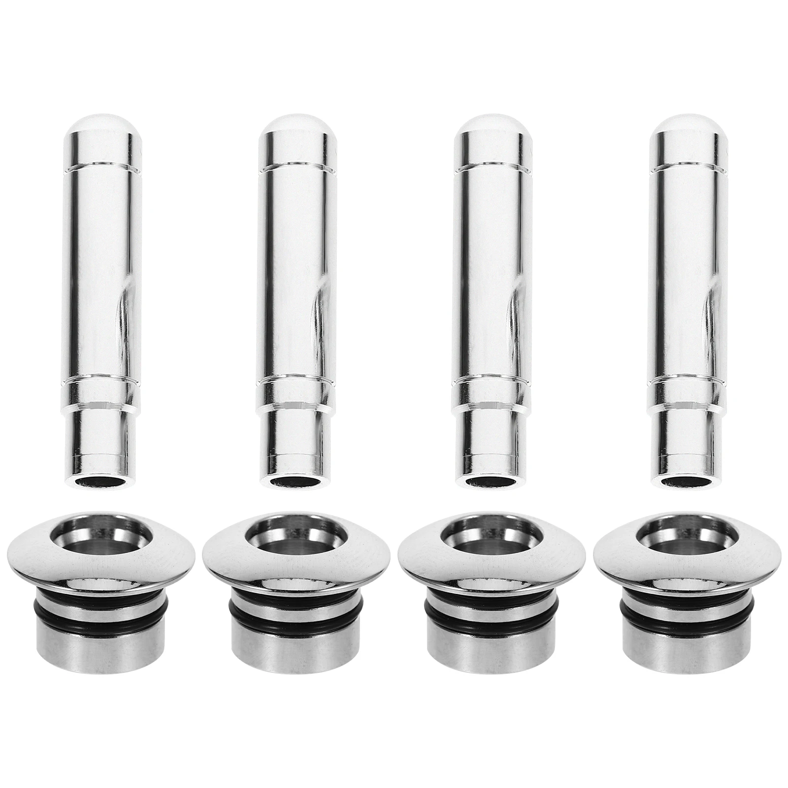 

4Pcs Aluminum Alloy Car Door Pull Stylish Easy Installation Vehicle Safety Anti Rust Term Stable Material