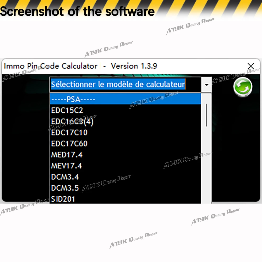 IMMO Pin Code Calculator V1.3.9 Repair equipment Diagnostic software Pin Code Calculator IMMO 1.3.9 obd2 scanner Code reader VCI