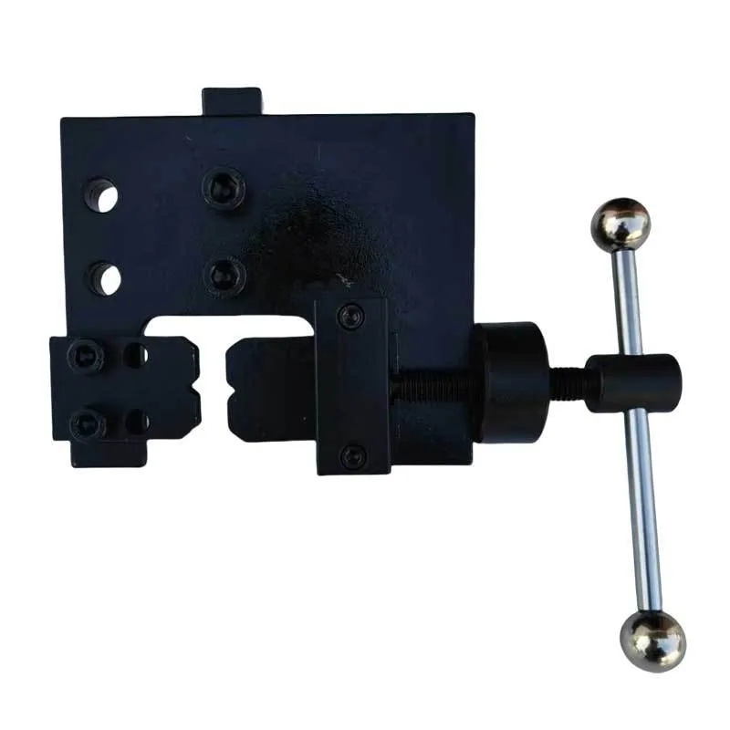 Fuel Injector Repair Clamp, Bench Vise Type Disassembly Fixture with Leg for Injector Maintenance