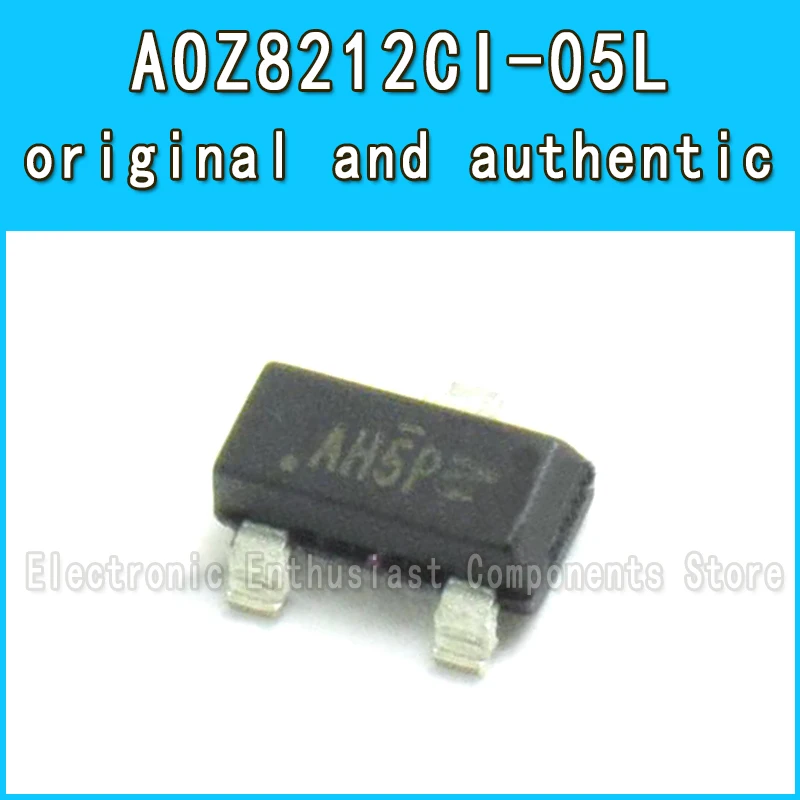 

100pcs/lot AOZ8212CI-05L AH5G AH5 TVS 5VWM 15VC SOT23-3.