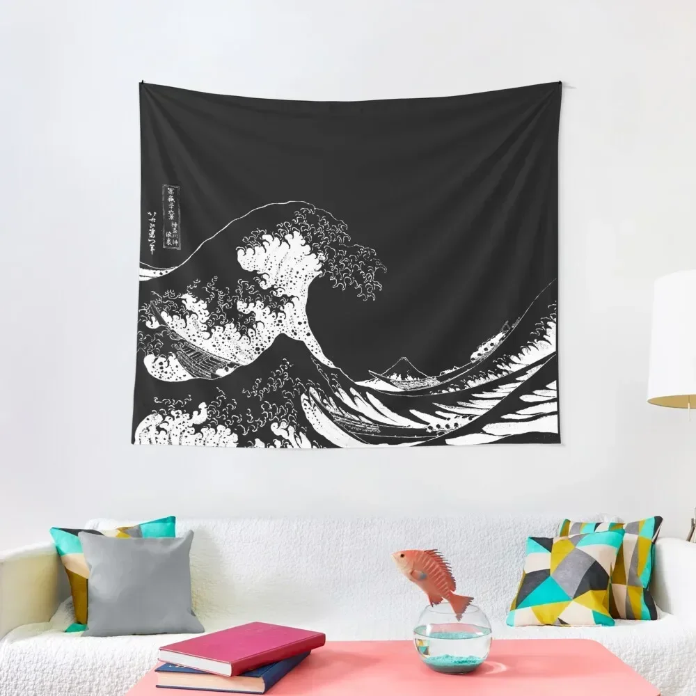 

Copy of The Great Wave Off Kanagawa-White Tapestry On The Wall Room Decor For Girls Bedroom Decor Aesthetic Tapestry