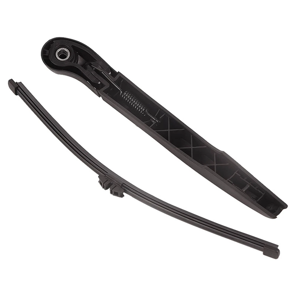

​Black Rear Wiper Blade Car Rear Windshield Wiper Arm Blade Set Black Replacement for BMW X3 F25 2011-2016 61627213242