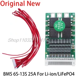 BMS 6S 7S 8S 9S 10S 11S 12S 13S 25A 50A 80A 150A Charging Module Li-ion 18650 Battery Pack Protection Balancer Equalizer Board