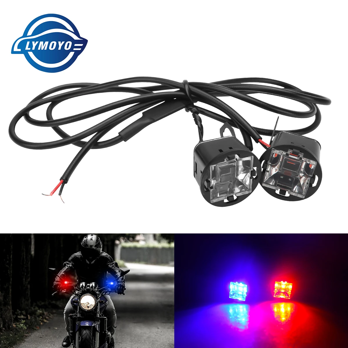 

1pair LED Strobe Eagle Eye Signal Light Motorcycle Light Headlight Fog Lamp 12V Universal Mini DRL Running Lights Driving Light
