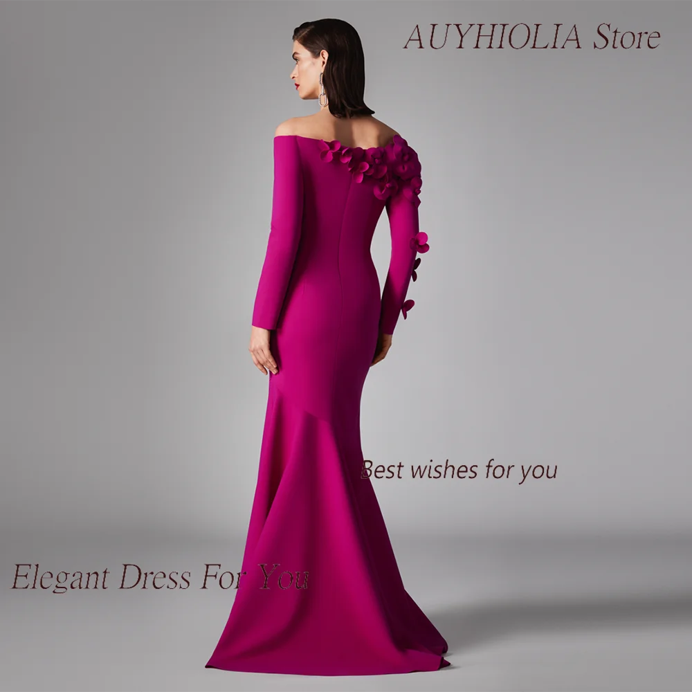 Crepe Mermaid Evening Dresses For Sexy Women 2024 정장원피스 Vestidos de festa Elegant Bodycon Formal Solid Cocktail Party Gown