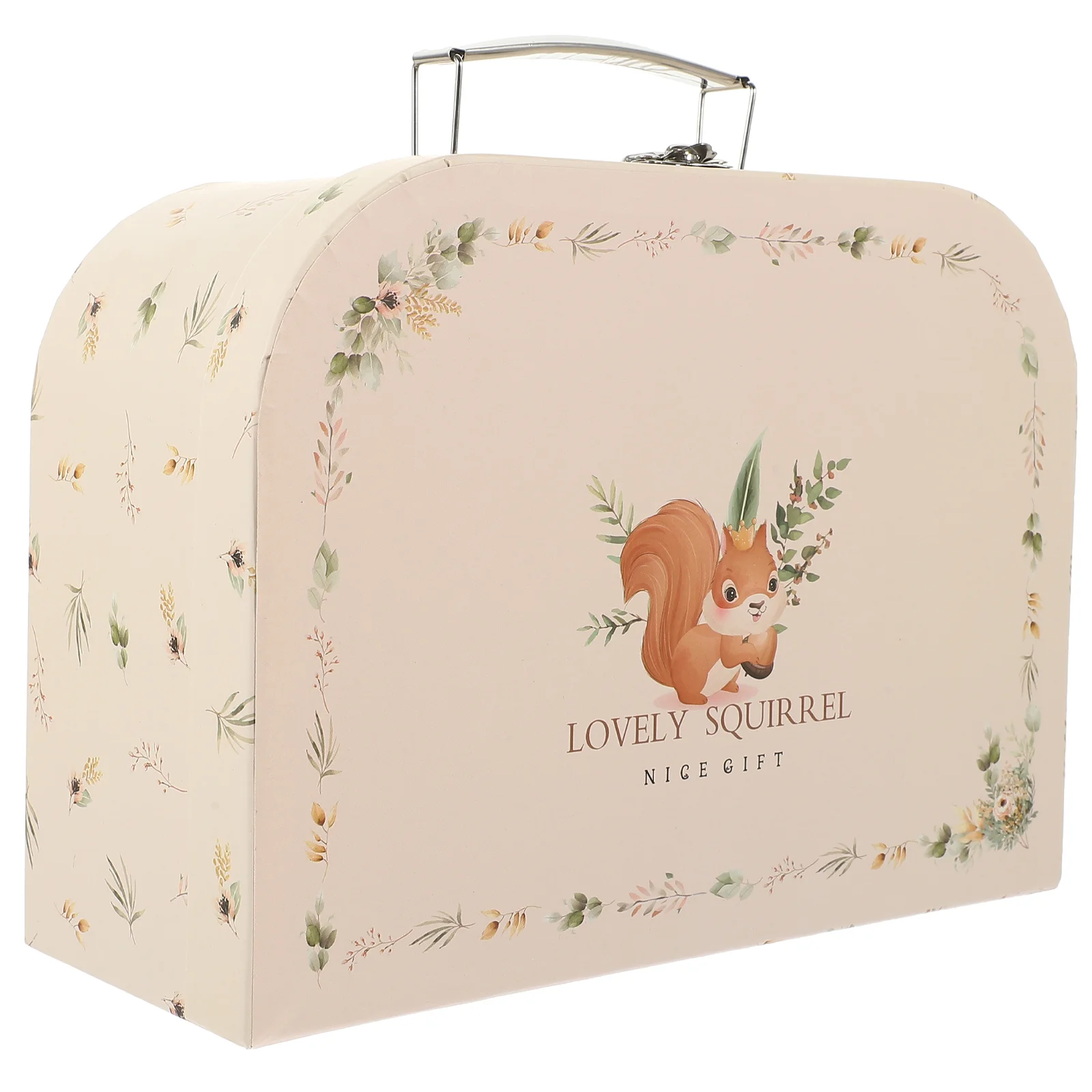 Portable Storage Box Paper Suitcase for Party Candy Boxes Carton Container Wedding Gift Supplies Birthday Child Cardboard