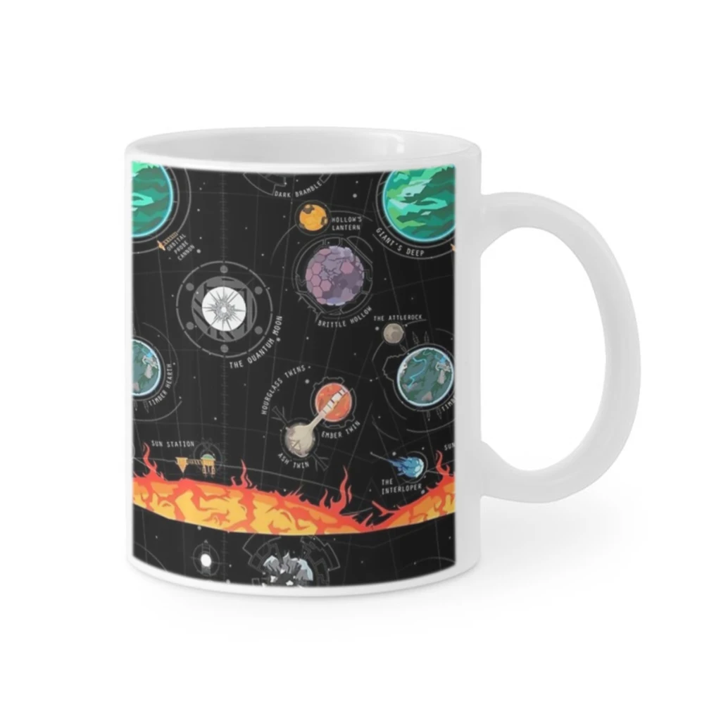 Outer Wilds System Coffee Ceramics Coffee Mugs Tea Cup Milk Cups Gifts Drinkware Coffeeware