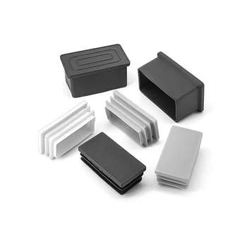 2/4/10 adet 30x60mm kare körleme End Caps tak Bung sandalye ayaklar boru uç kapağı tozluk mobilya aksesuarları koruma pedi