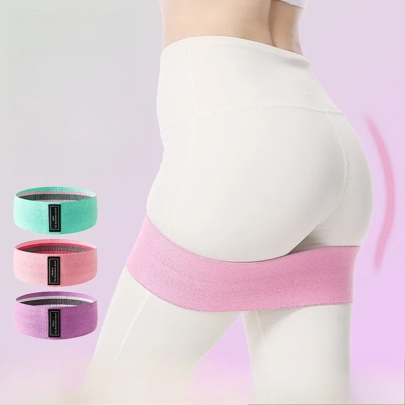 1-3pcs Resistance Hip Booty Bands Glute Thigh Elastic Workout Bands Squat Circle Stretch Fitness Strips Loops Yoga Gym Equipment