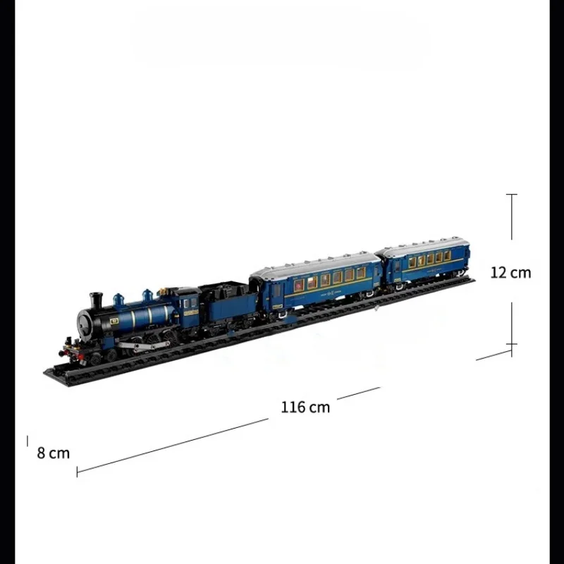 Ideas Series Travel Locomotive The Orient Express Train Building Blocks Model Bricks Toys Kids For Christmas And Birthday Gifts