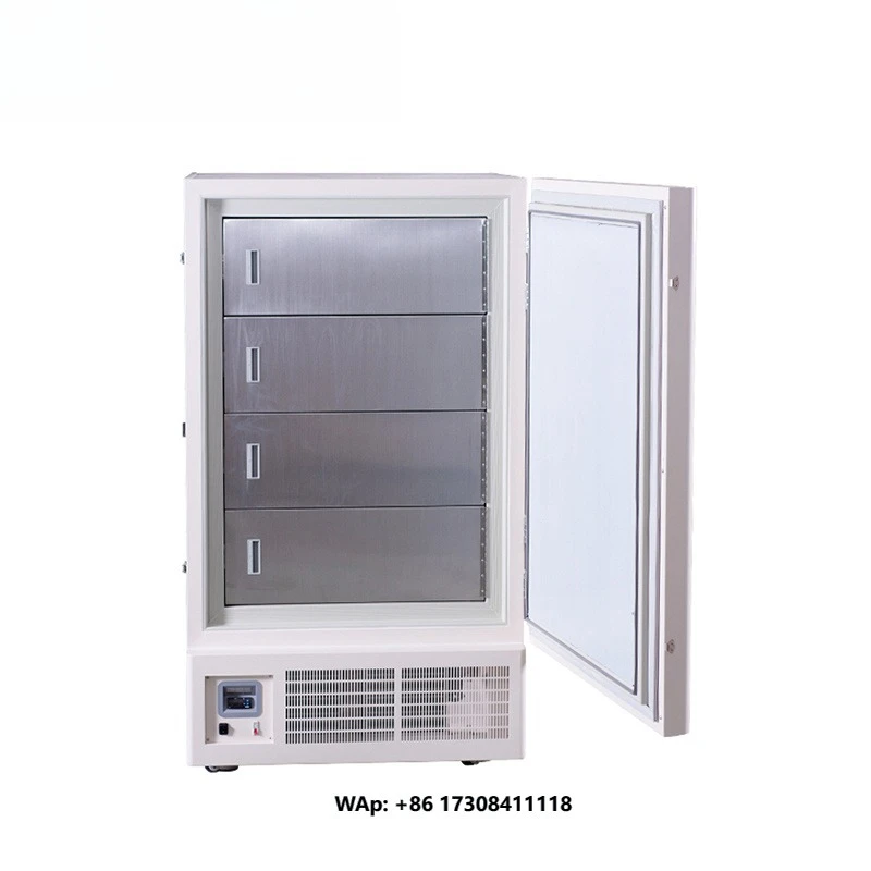 Mini  -86 Degree 58 L Ultra Low Temperature Deep Chest Freezer Storing Tuna Salmon Northern Shrimp