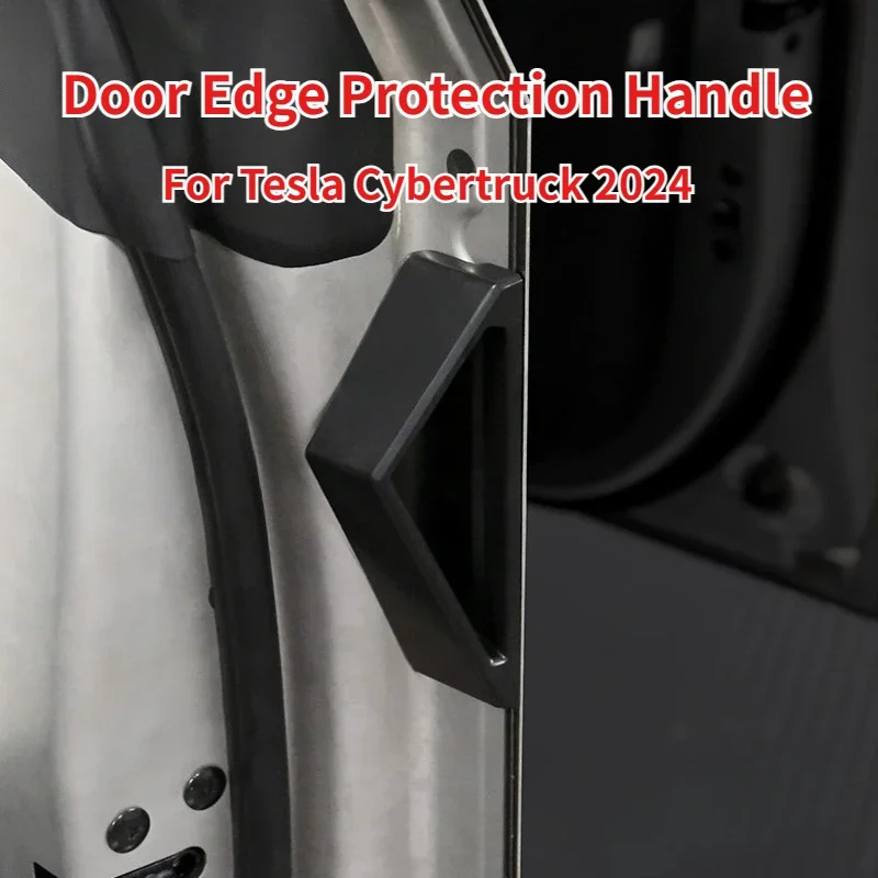 Door Handle for Cyber Pickup Car Door Edge Protection Handle Anti-collision Strip Handprint Resistant for Tesla Cybertruck 2024