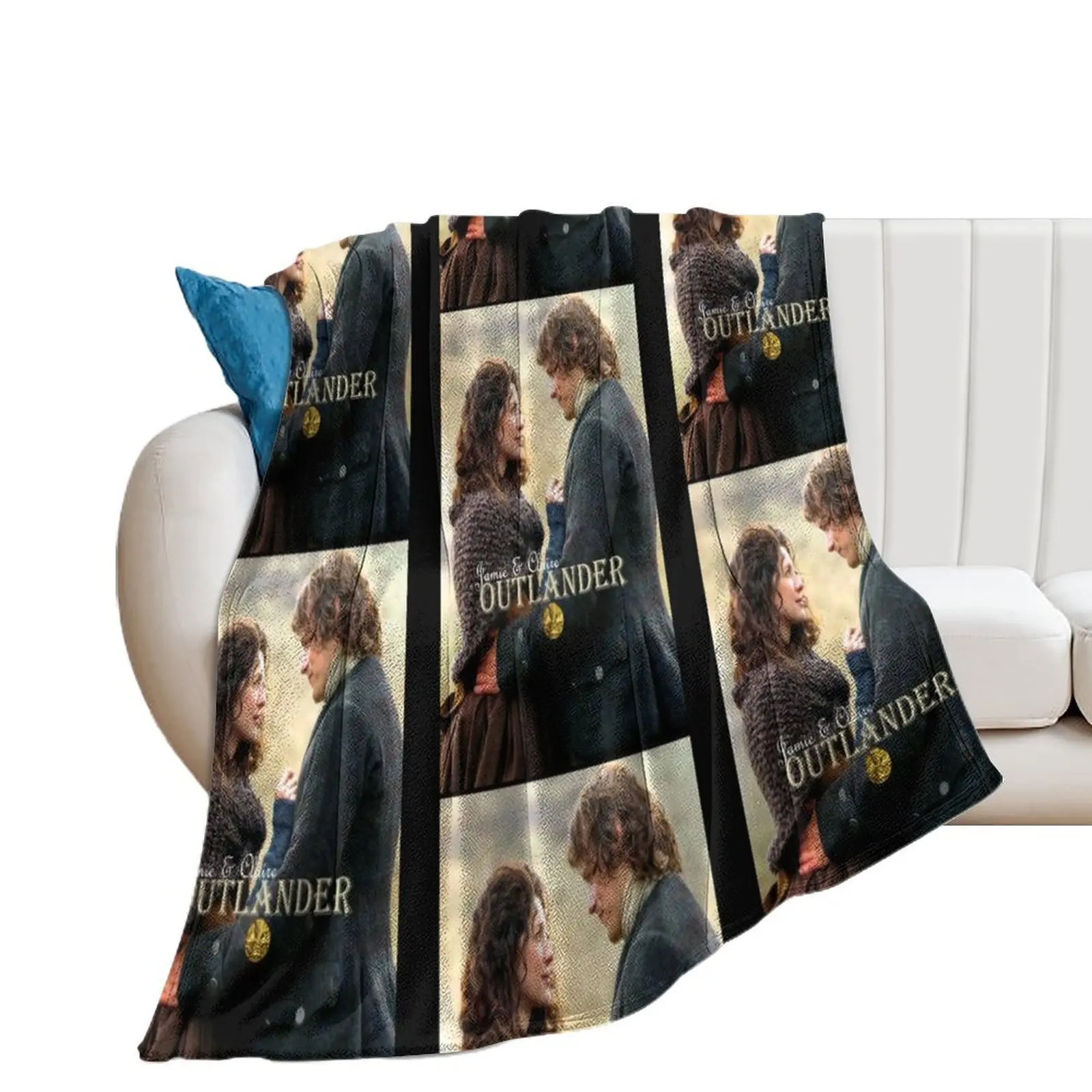 

Outlander - Jamie & Claire Fraser - Diana Gabaldon 6 Throw Blanket decorative wednesday Soft Big Blankets For Baby Blankets