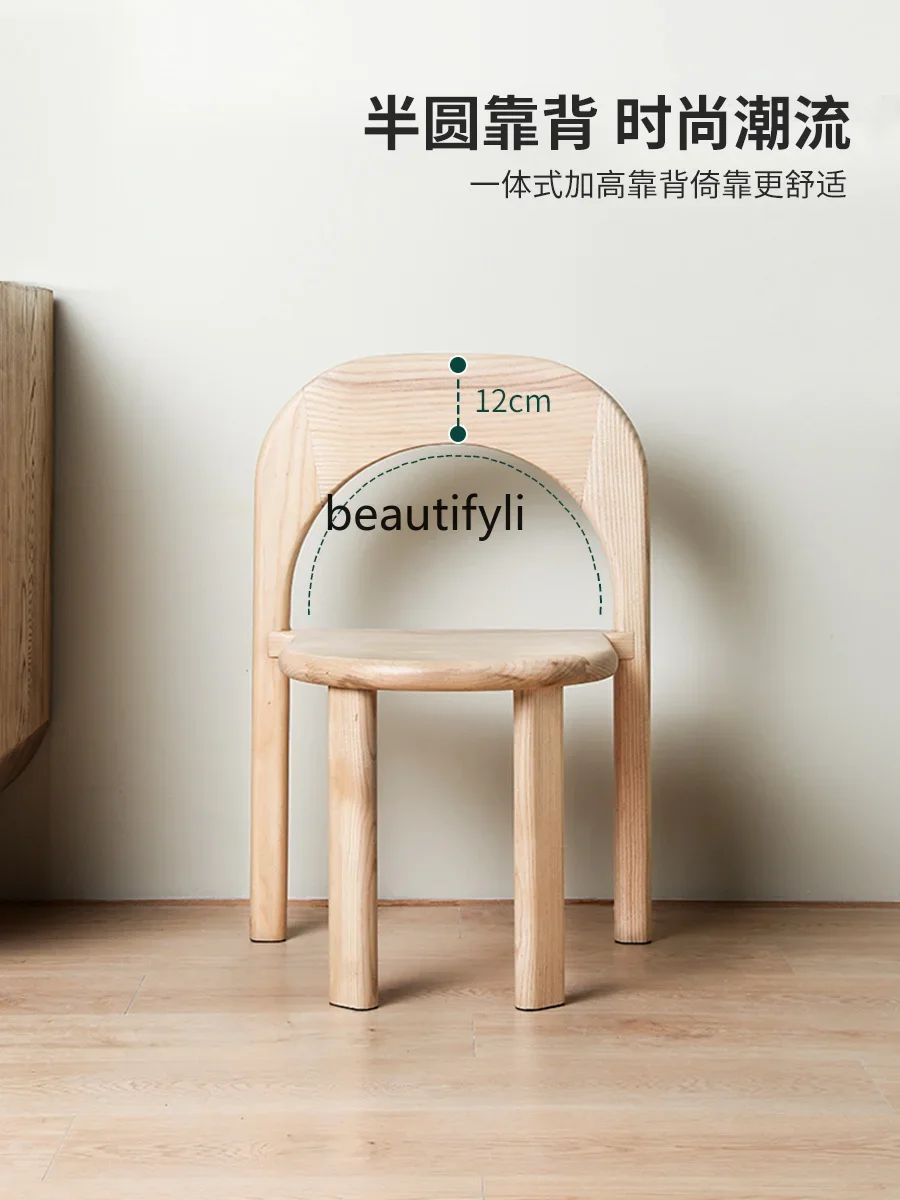 07 เก้าอี้ไม้เนื้อแข็งวางซ้อนกันได้เรียบง่ายทันสมัยเก้าอี้เข้าสู่ระบบร้านกาแฟ B & B โต๊ะรับประทานอาหารและเก้าอี้พักผ่อน