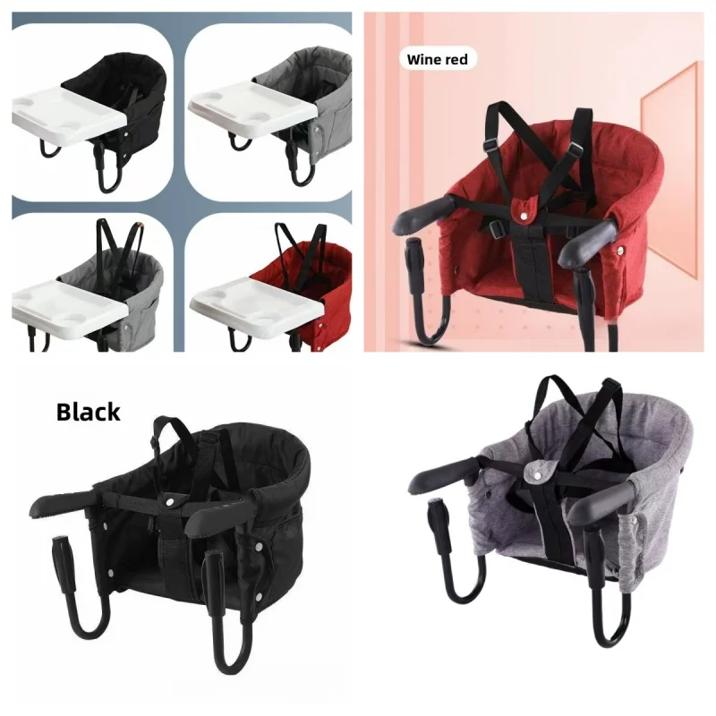 Children's Dining Chair Portable Baby Table Side Dining Chair Children's Dining Tool With Plate