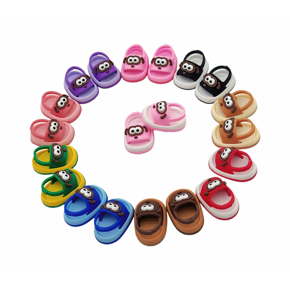 For Labubu Accessories Sandals Cute Shoes Dressing Shoes Plush Doll Accessories Pendant Fan Birthday Gift