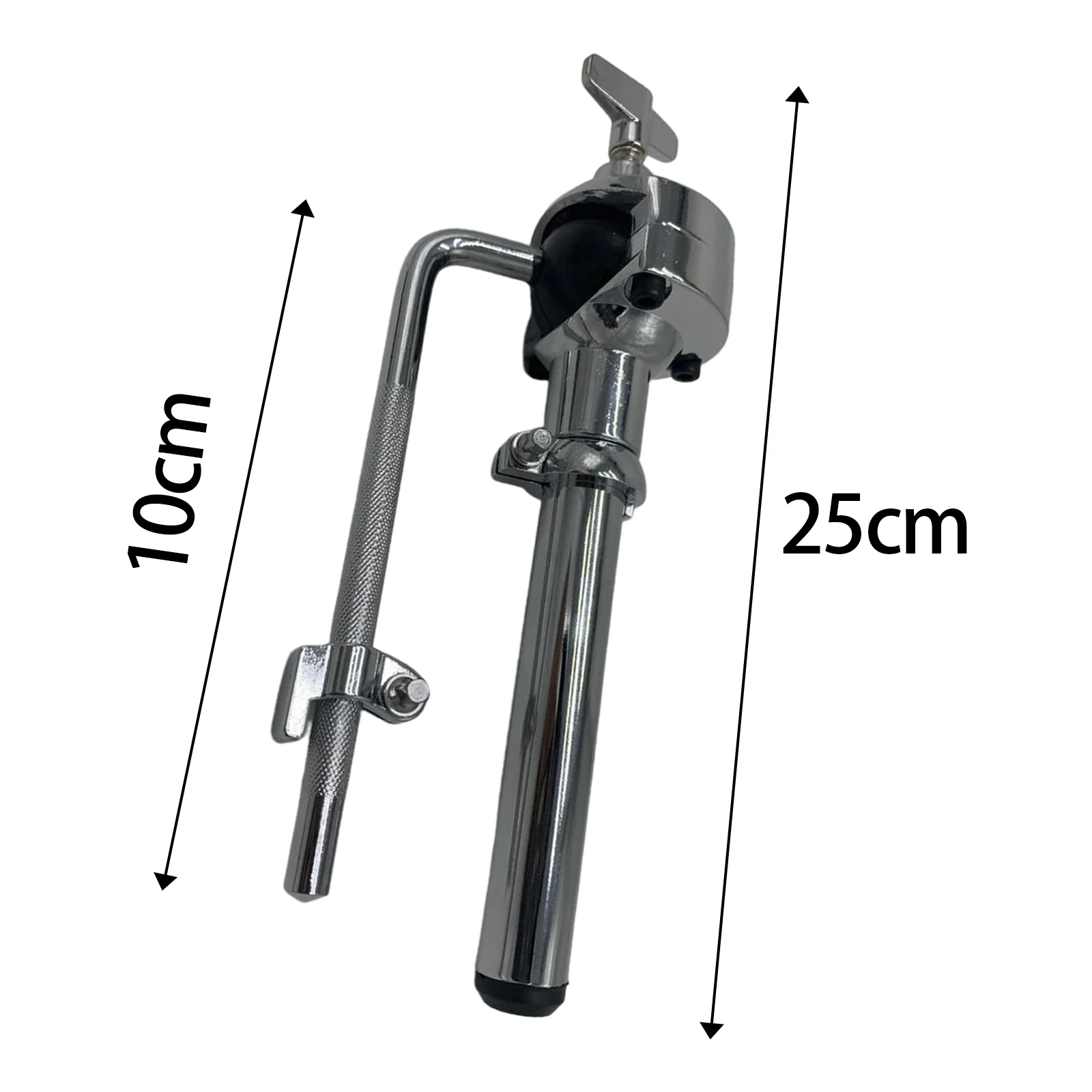 Drum Stand Holder Durable Heavy Duty Universal Attachment Short Drum Arm Stand Single Tom Holder Stand Mount for Cymbals Stand