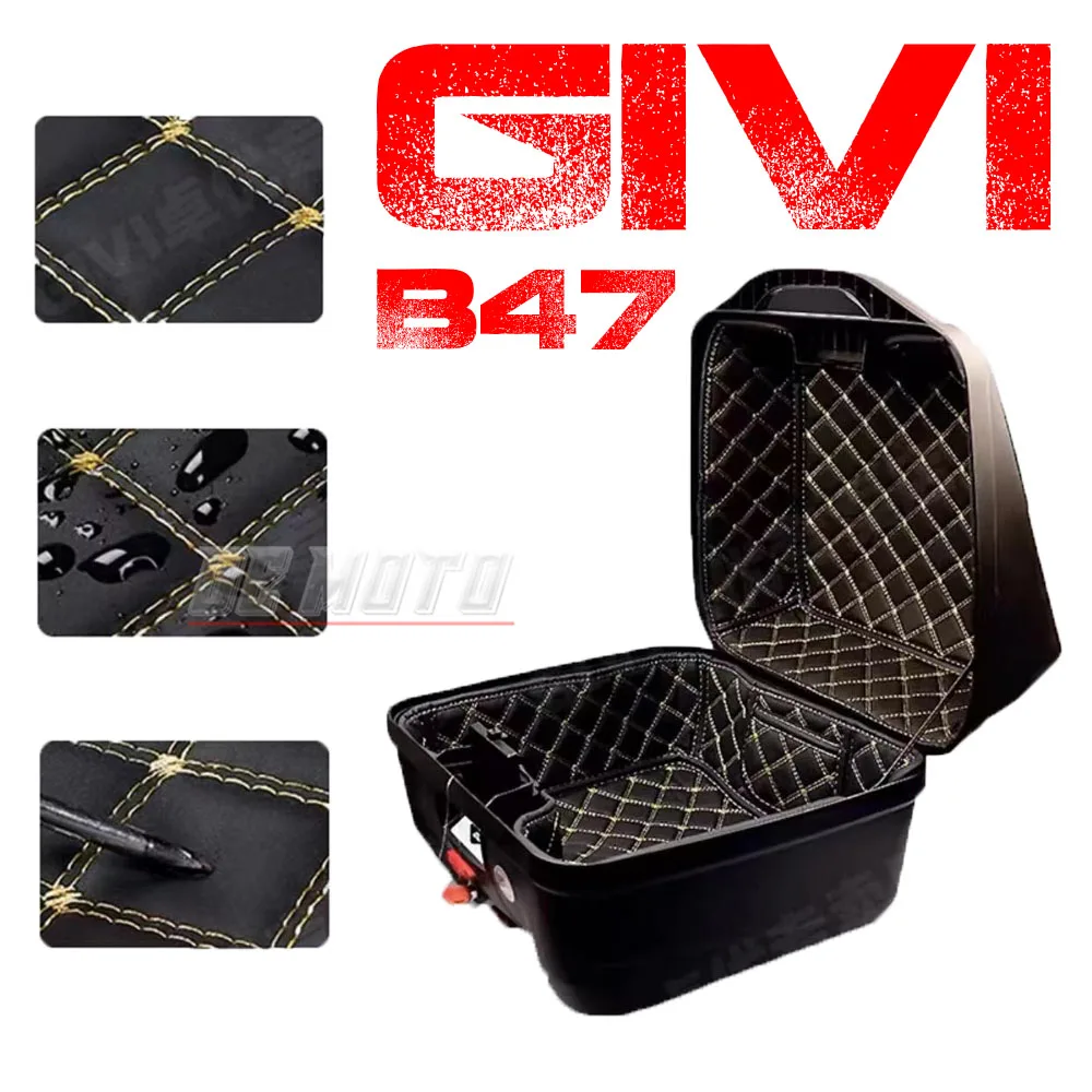 For GIVI B47 Motorcycle Rear Trunk Case Liner Luggage Box Inner Rear Tail Seat Case Bag Lining Pad Accessories