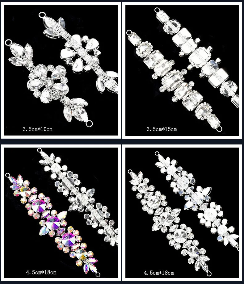 5 Stück Strass-Dekoration Glasdiamanten für Taschen, Hüte, Kleidung, DIY-Bastelarbeiten, Hochzeitskleider, Strass-Geschenke und Dekoration – Detail 5