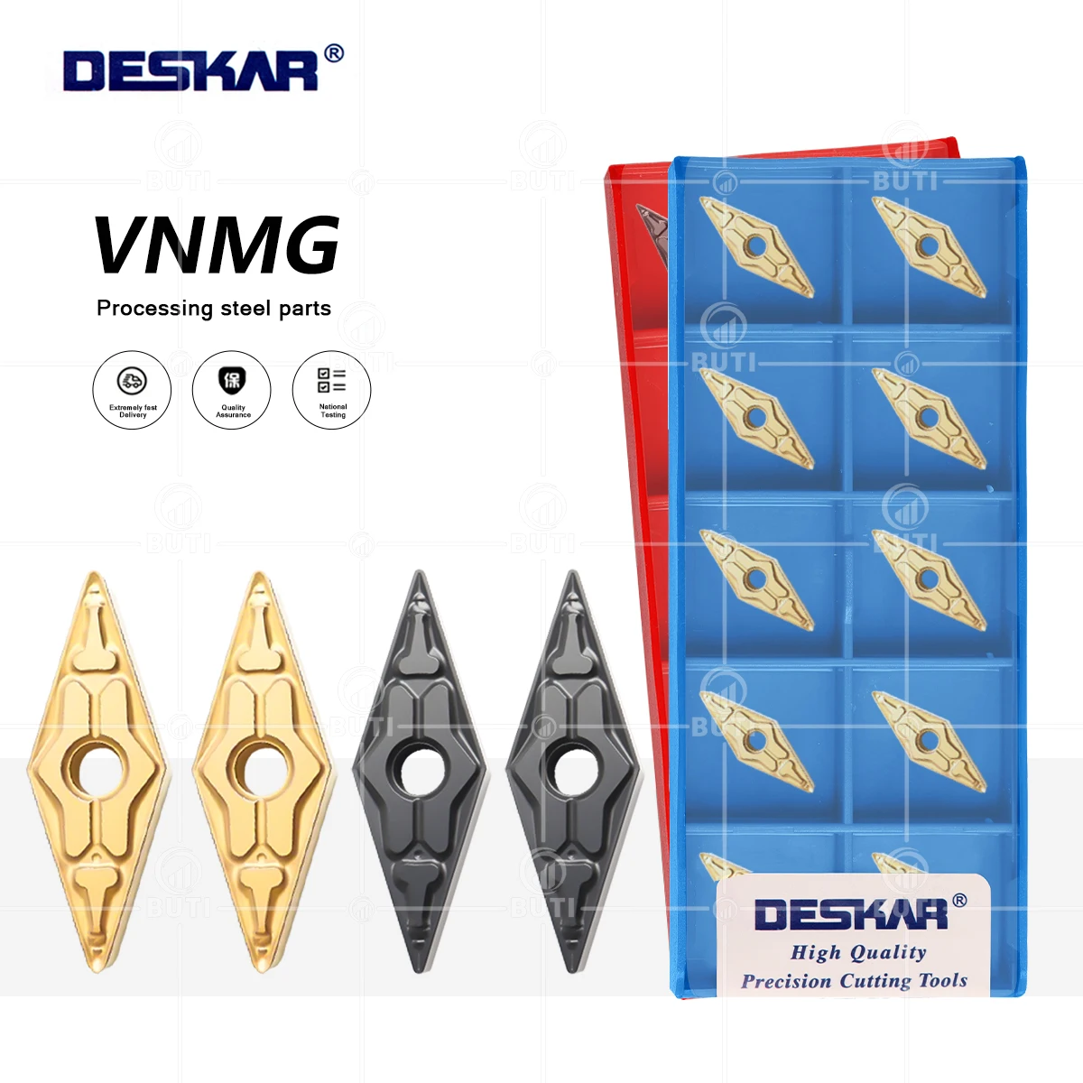 

DESKAR 100% оригинал VNMG 160404 VNMG 160408 VNMG 160412 TM LF9018 LF9118 Режущий инструмент из твердого металла Rhombu с токарным лезвием из нержавеющей стали