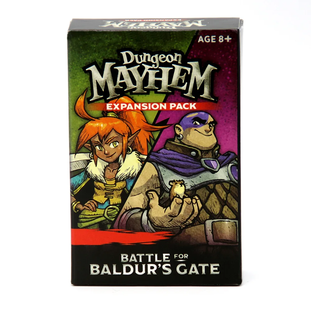 Family Fun Board Game Playing Card Dungeones Mayhem Card Game Family Parent-Child Party Board Game Card Gift for Baldur's Gate