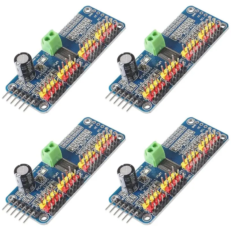 arduinoサーボモーター用シンプル操作pca9685チップサーボモータードライバーボード