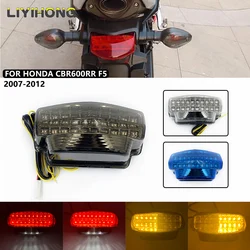 For HONDA CBR600RR 2007 2008 2009 2010 2011 2012 Rear Tail Light Brake Turn Signals Integrated LED Light cbr 600rr 600 rr