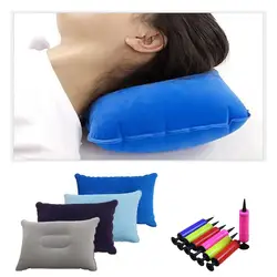 Outdoor Portable Fold Travel Sleep Pillow Camp Tent Pillow Equipment Pillow Comfortable Picnic Beach Camping Inflatable Bla G6X8