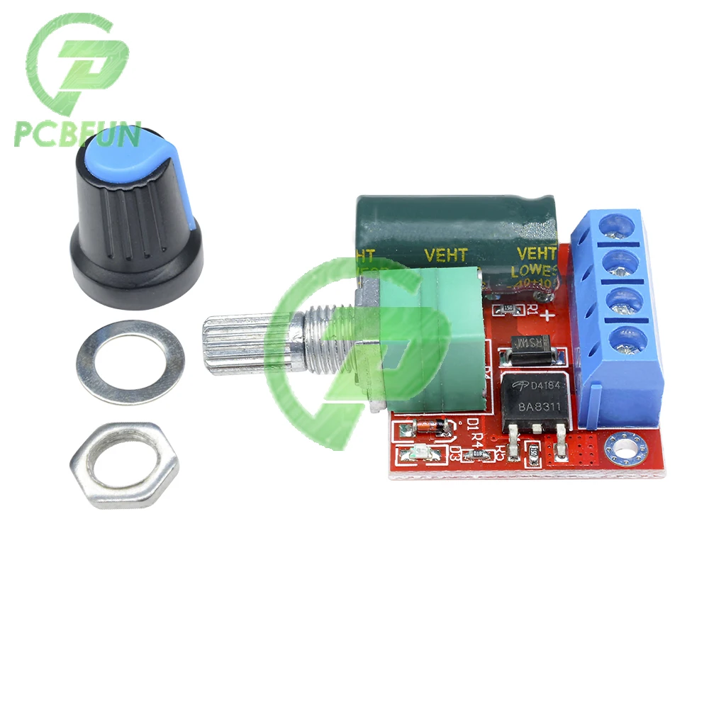 4.5-35V 90W PWM DC Motor Speed Controller Control Regulator Module 5A Switch Function LED Dimmer Board