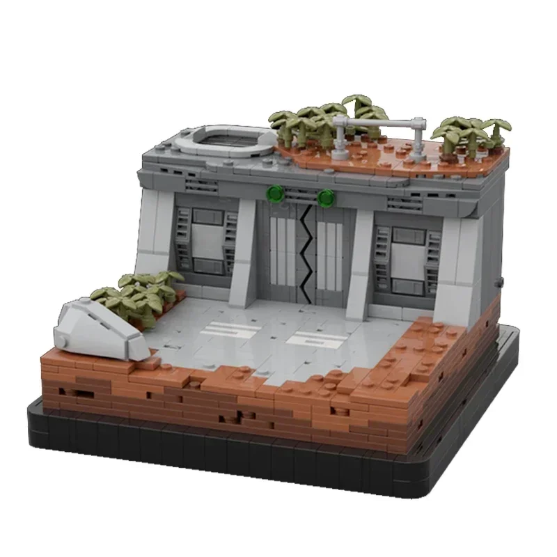 Moc Bouwstenen Empire Desert Base Model Technologie Bakstenen DIY Assemblage Star Movie Constructie Speelgoed Vakantiecadeaus