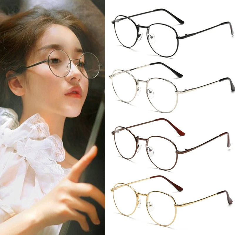 Retro Metal Round Frame Myopia Glasses High-quality Nearsighted Eyewear Women Men Unisex Diopter -1.0 -1.5 -2.0 -2.5 3.0 3.5 4.0