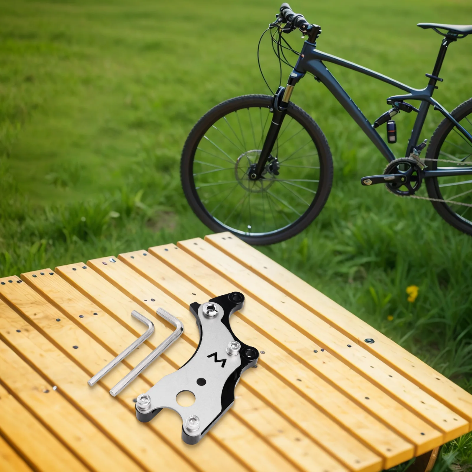 

Pressure Resistance Aluminum Alloy Adapter Gold Conversion Disc Brakes Fixed Oil Disc Line Road Bike V Brakes Net Weight