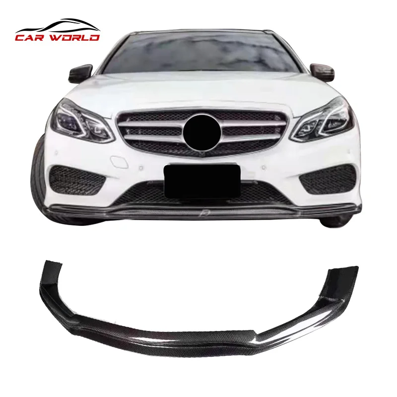 High Quality New Car Plastic External Protector Bumper Front Lip For Benz 2015-2017 W212 FD