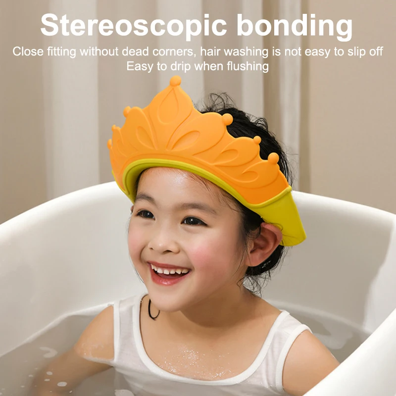 Детская шапочка для защиты головы, милая водонепроницаемая шапочка для мытья волос с героями мультфильмов, детская шапочка для душа, детская шапочка для купания, шапочка для душа, шапочка для шампуня