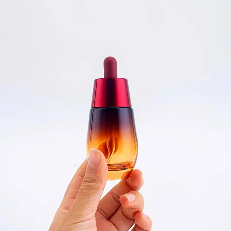 10 ชิ้น 30 มิลลิลิตรแก้วเปล่าขวดน้ํามันหอมระเหย Attar น้ํามันขวดหยด Hydrolat ขวดน้ําหอมเครื่องสําอางค์