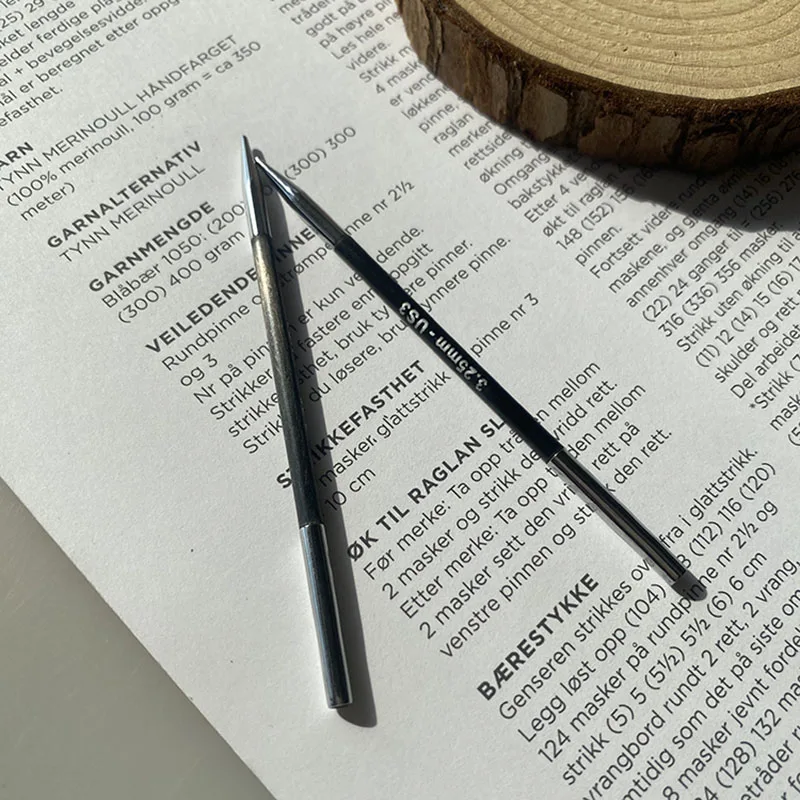 KnitPro Karbonz Interchangeable Circular Needle Tips in two Length